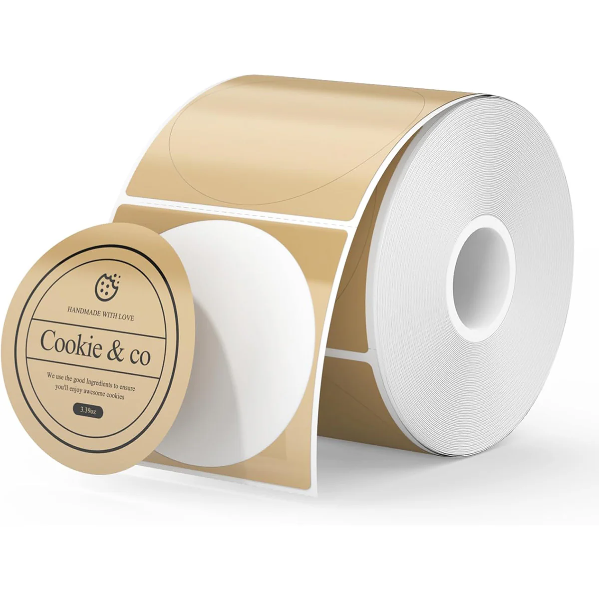 MUNBYN 3" Round Thermal Labels for Product, Logo and Multi-Purpose Use - Image 14