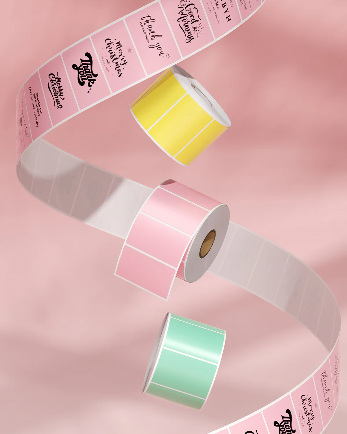 MUNBYN RealWriter 402B Bluetooth Printer & Rectangle Labels Beauty Packaging Branding Kit - Image 3