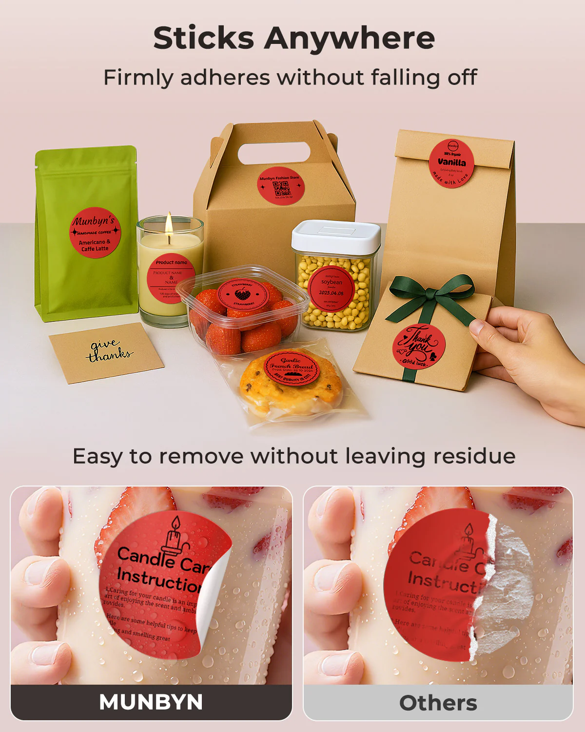 MUNBYN Bakery Branding Label Kit for Custom Packaging - Image 10
