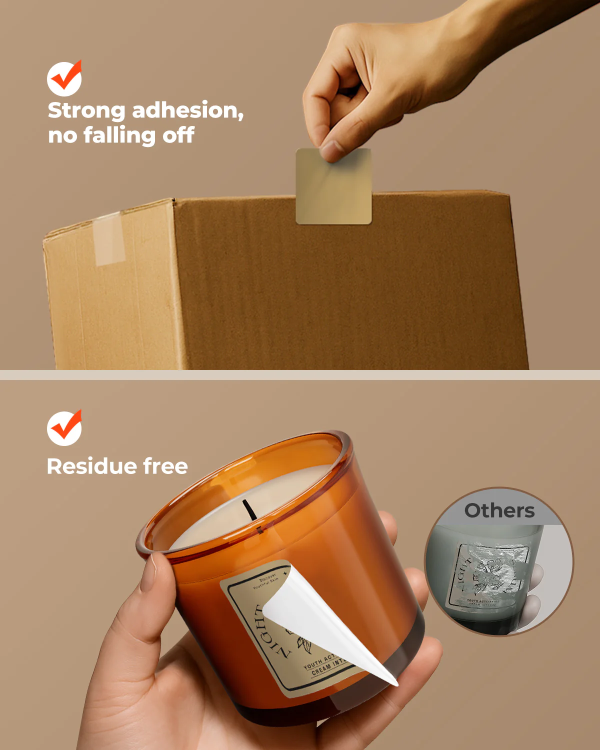 MUNBYN RealWriter 403B Bluetooth Printer & 2x2 Square Labels Candle Packaging Branding Kit - Image 12