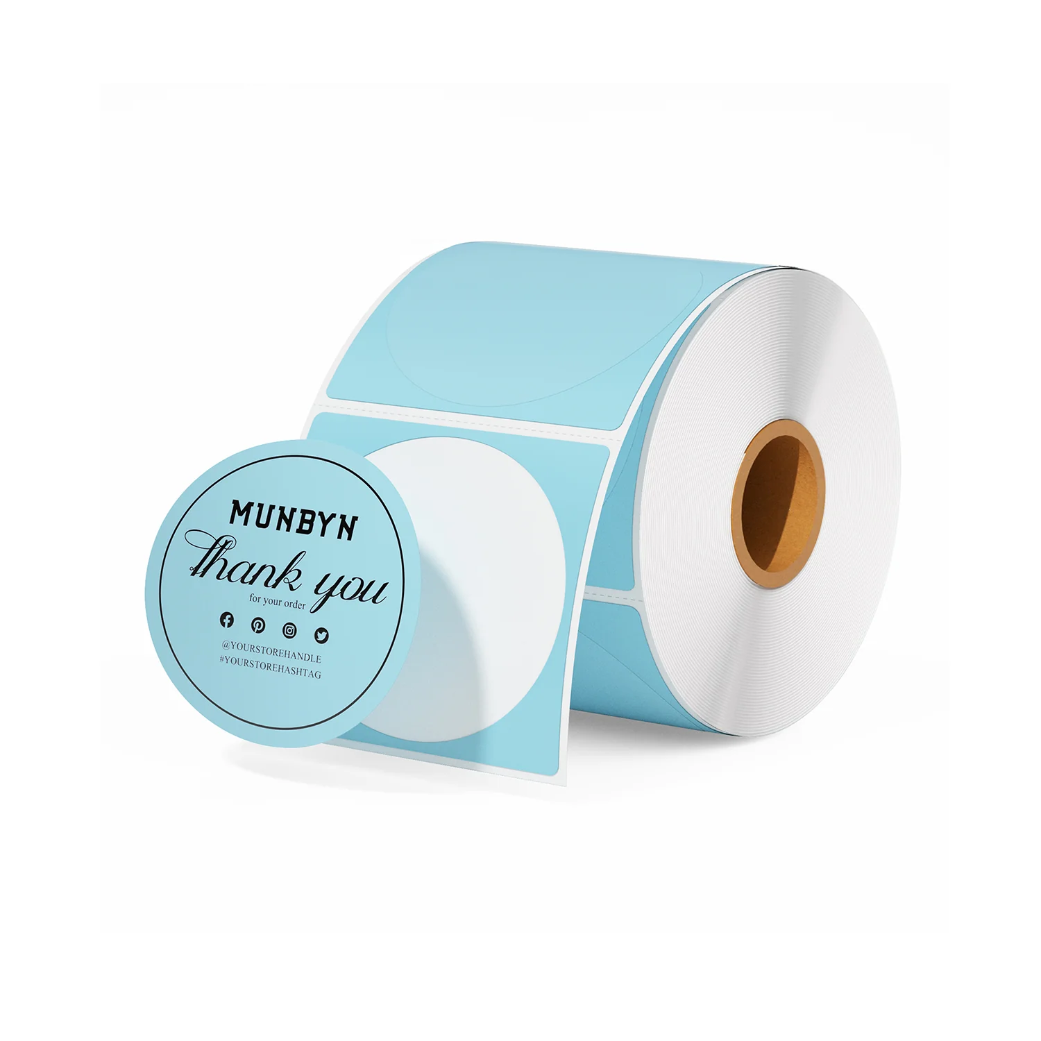 MUNBYN 2" Circle Direct Thermal Labels for Product, Logo and Multi-Purpose Stickers - Image 9