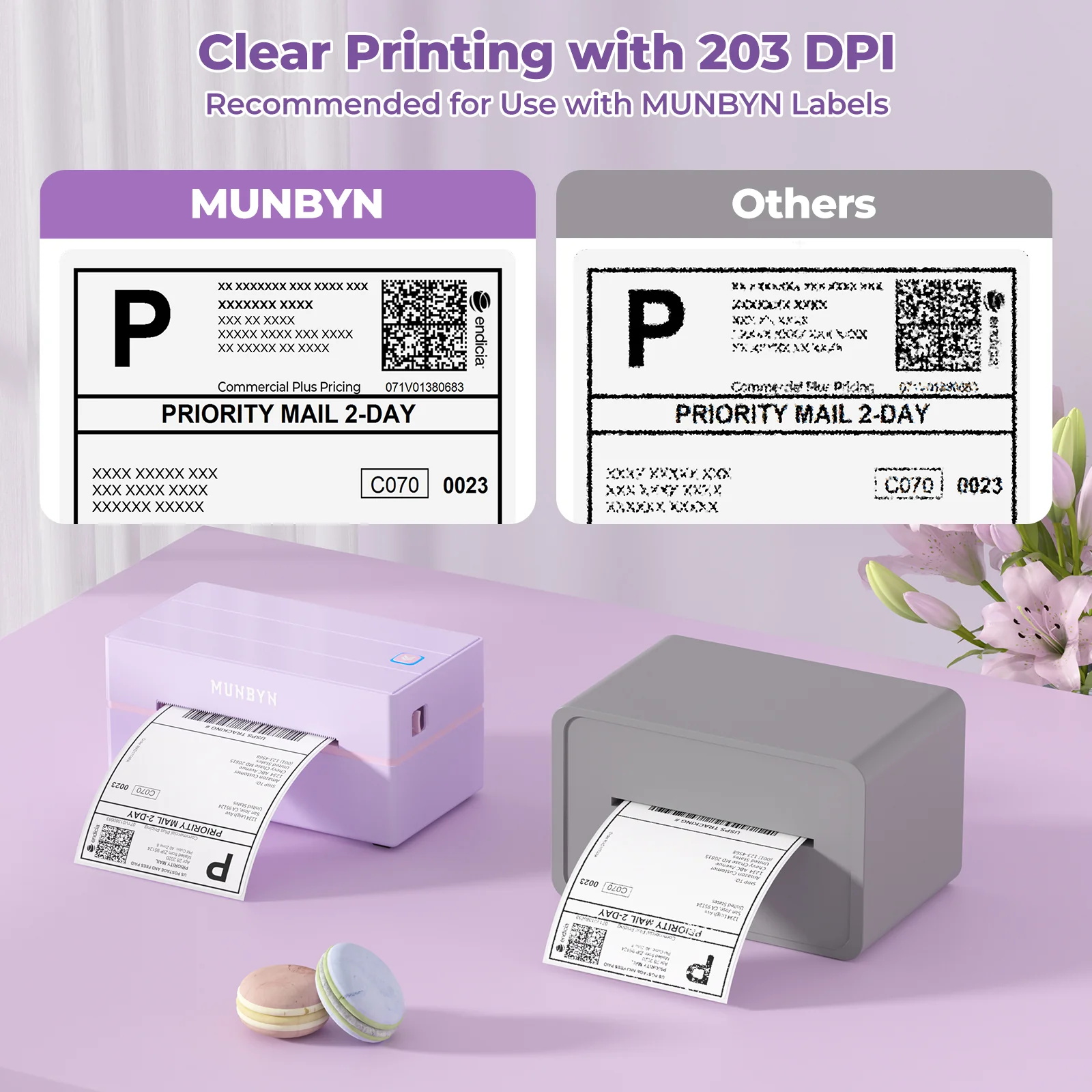 MUNBYN RealWriter 130B Printer & Circle Labels Etsy Product Labeling Classic Kit - Image 12