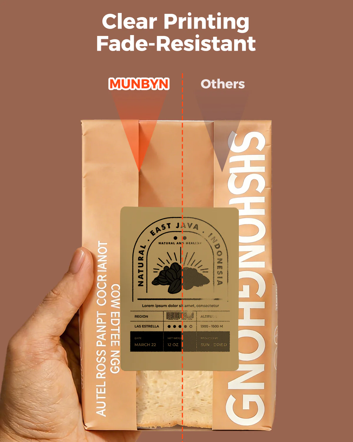 MUNBYN 4" x 2" & 4" x 3"Rectangle Thermal Labels for Barcode, Address and Multi-Purpose Use - Image 15