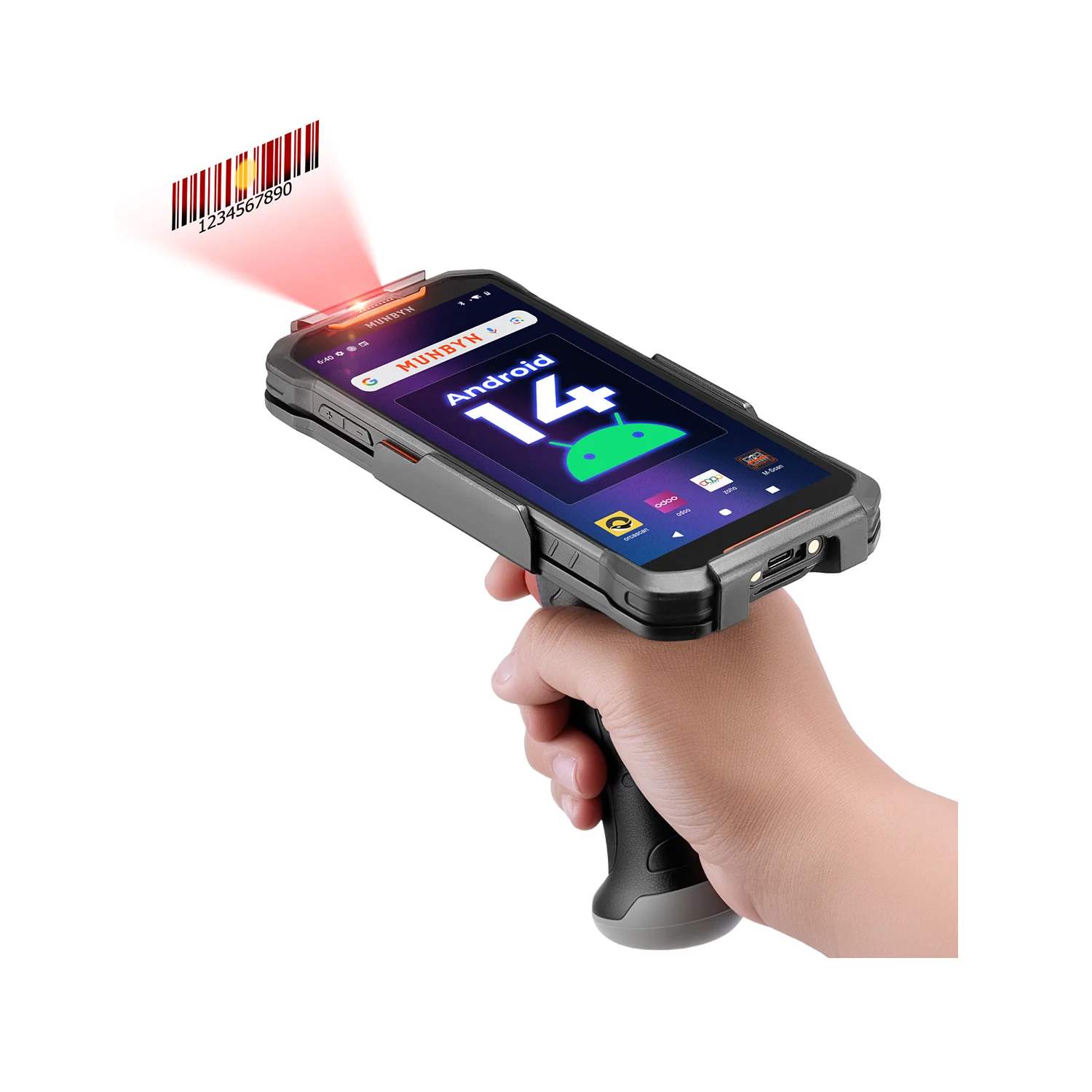 MUNBYN AS01P Android Barcode Scanner for Warehouse Inventory - Image 11