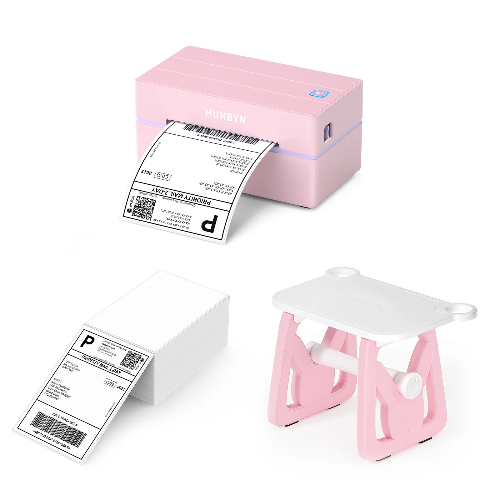 MUNBYN RW130B Bluetooth Thermal Label Printer Kit for Starter Small Business Labelling - Image 13