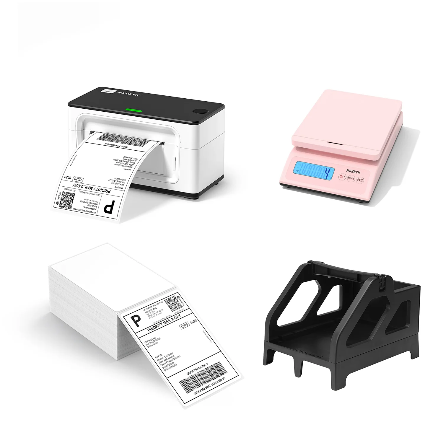 MUNBYN RW941AP AirPrint Thermal Label Printer Kit for All-in-One Labelling - Image 7