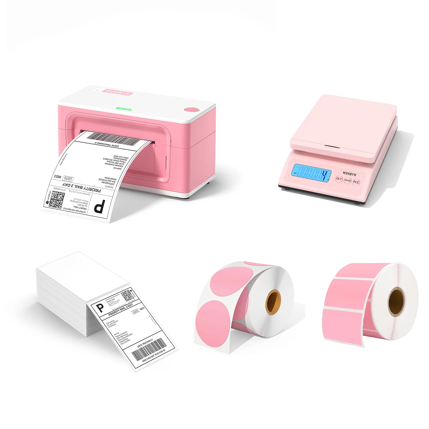 MUNBYN RW941AP AirPrint Thermal Label Printer Kit for All-in-One Labelling - Image 8