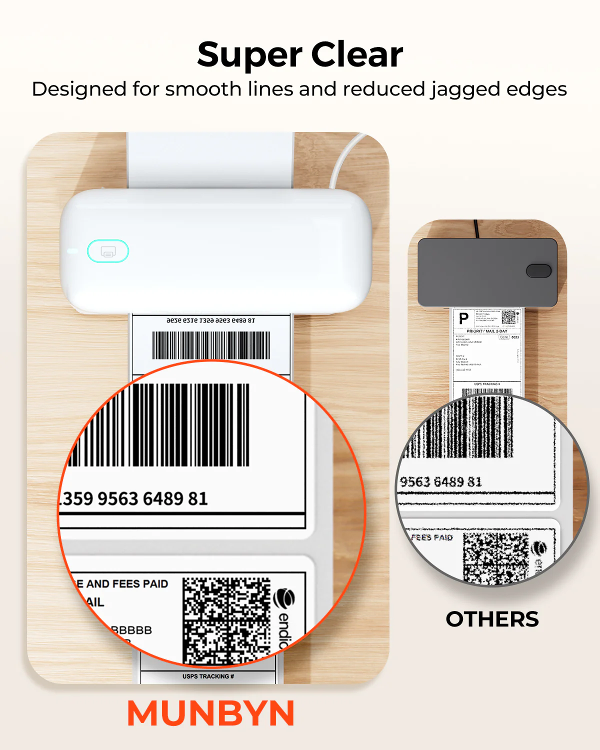 MUNBYN RealWriter 402B Bluetooth Printer & Morandi Labels TikTok Packaging & Branding Elegant Kit - Image 5